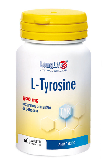 LONGLIFE L-TYROSINE 60 TAVOLETTE RIVESTITE DA 1,2 G - Farmacia Dott. Pasquale Russo
