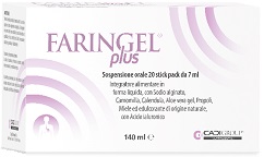 FARINGEL PLUS 20 STICK PACK 7 ML - Farmacia Dott. Pasquale Russo