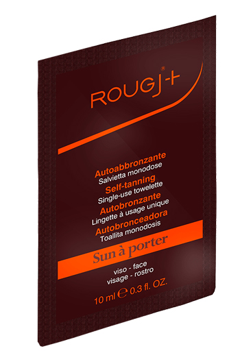 ROUGJ SALVIETTE AUTOABBRONZANTI MONOUSO BUSTINA 10 ML - Farmacia Dott. Pasquale Russo