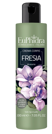 EUPHIDRA CREMA CORPO IDRATANTE FRESIA IN FLACONE CON ETICHETTA - Farmacia Dott. Pasquale Russo