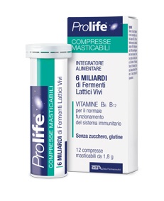 PROLIFE COMPRESSE MASTICABILI INTEGRATORE ALIMENTARE IN TUBETTO CON ASTUCCIO - Farmacia Dott. Pasquale Russo