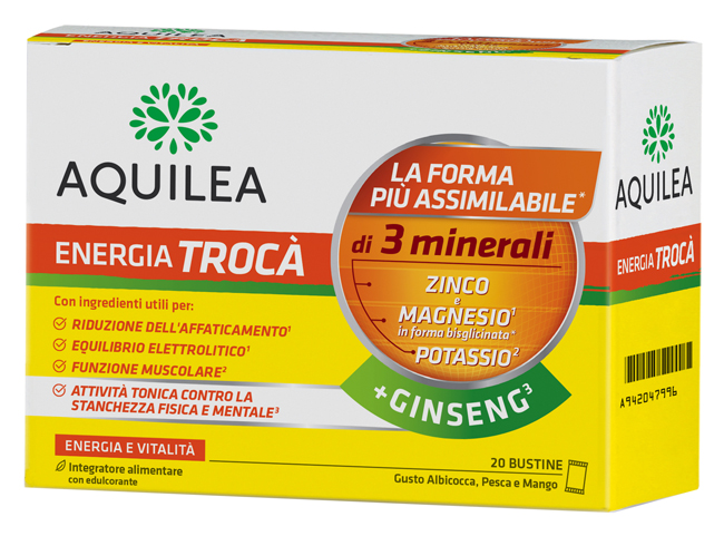 AQUILEA ENERGIA TROCA'+GINSENG 20 BUSTINE - Farmacia Dott. Pasquale Russo