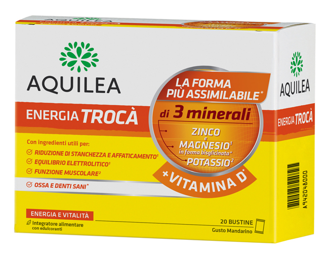 AQUILEA ENERGIA TROCA'+VIT D 20 BUSTINE - Farmacia Dott. Pasquale Russo
