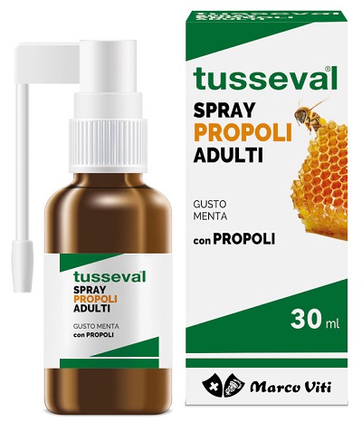 TUSSEVAL GOLA PROPOLI SPRAY PER ADULTI 30 ML - Farmacia Dott. Pasquale Russo