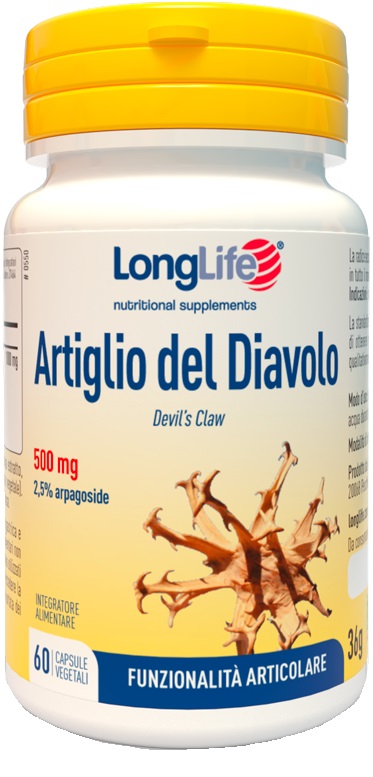 LONGLIFE ARTIGLIO DEL DIAVOLO 2% 60 CAPSULE - Farmacia Dott. Pasquale Russo