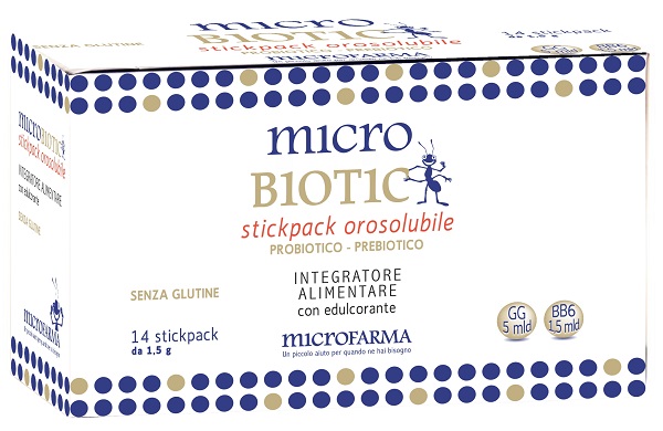 MICROBIOTIC STICK PACK 14 BUSTINE - Farmacia Dott. Pasquale Russo