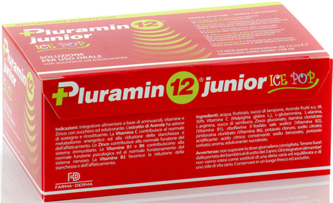 PLURAMIN12 JUNIOR 14 STICK PACK 12 ML - Farmacia Dott. Pasquale Russo