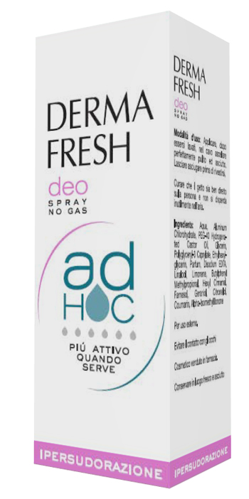 DERMAFRESH DEO SPRAY NO GAS AD HOC IPERSUDORAZIONE DEODORANTE 100 ML - Farmacia Dott. Pasquale Russo
