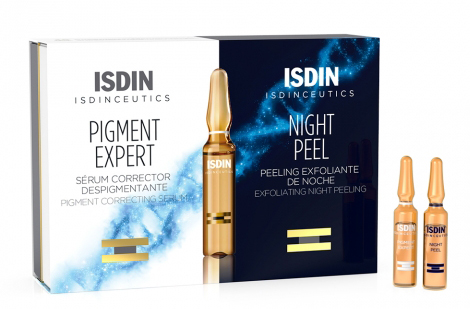 ISDINCEUTICS ROUTINE ANTIMACCHIE ISDINCEUTICS PIGMENT EXPERT 10 FIALE GIORNO + ISDINCEUTICS NIGHT PEEL 10 FIALE NOTTE - Farmacia Dott. Pasquale Russo
