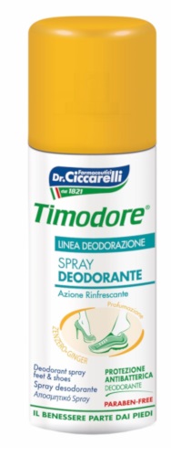 TIMODORE SPRAY DEODORANTE ALLO ZENZERO 150 ML - Farmacia Dott. Pasquale Russo