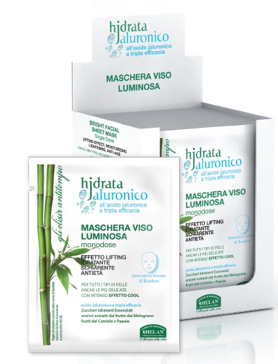 HJDRATA JALURONICO MASCHERA VISO LUMINOSA MONODOSE 15 ML - Farmacia Dott. Pasquale Russo