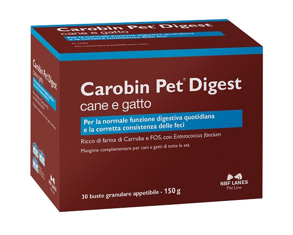 CAROBIN PET DIGEST GRANULARE 30 BUSTE DA 5 G - Farmacia Dott. Pasquale Russo