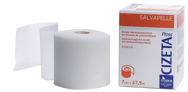 CIZETA PRESS SALVAPELLE SCHIUMA DI POLIURETANO SPESSORE 0,8MM M 27,5X7 CM - Farmacia Dott. Pasquale Russo