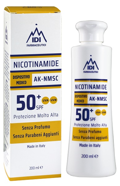 NICOTINAMIDE AK-NMSC 50+SPF PROTEZIONE MOLTO ALTA 200 ML - Farmacia Dott. Pasquale Russo