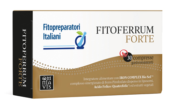 FITOPREPARATORI ITALIANI FITOFERRUM FORTE 30 COMPRESSE - Farmacia Dott. Pasquale Russo