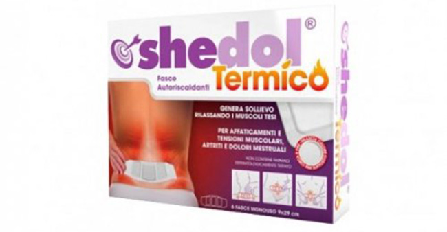 FASCIA AUTORISCALDANTE SHEDOL TERMICO 6 PEZZI - Farmacia Dott. Pasquale Russo