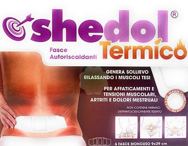CEROTTO AUTORISCALDANTE SHEDOL TERMICO 6 PEZZI - Farmacia Dott. Pasquale Russo