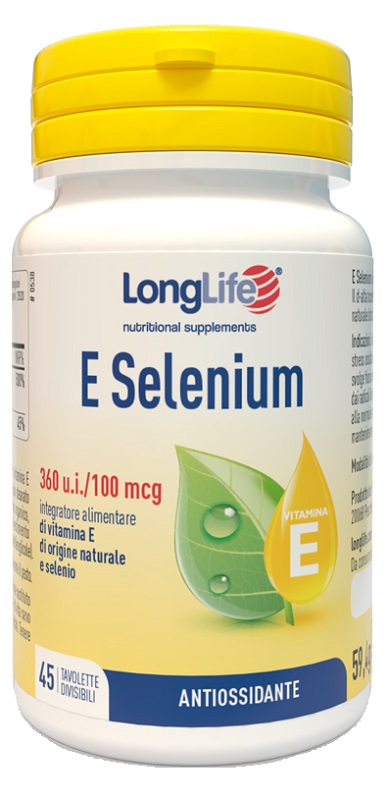 LONGLIFE E SELENIUM 45 TAVOLETTE - Farmacia Dott. Pasquale Russo
