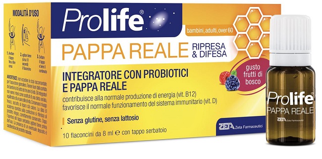 PROLIFE PAPPA REALE 10 FLACONI DA 8 ML - Farmacia Dott. Pasquale Russo
