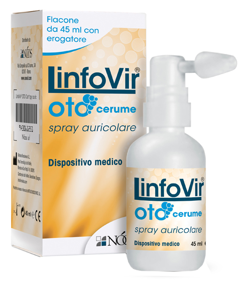 LINFOVIR OTO CERUME SPRAY AURICOLARE 45 ML - Farmacia Dott. Pasquale Russo