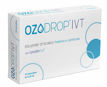 OZODROP IVT SOLUZIONE OFTALMICA BASE DI OLIO OZONIZZATO IN FOSFOLIPIDI 15 FLACONCINI MONODOSE DA 0,35 ML - Farmacia Dott. Pasquale Russo