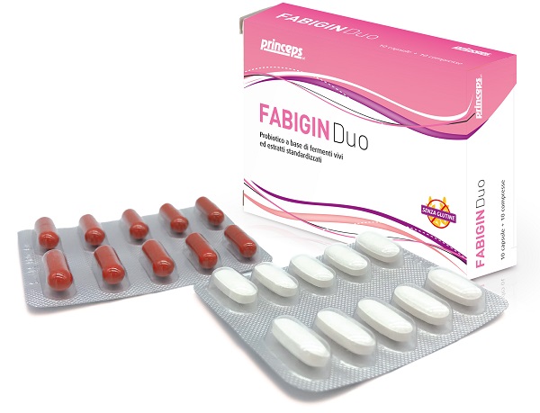 FABIGIN DUO 10 CAPSULE 10 COMPRESSE - Farmacia Dott. Pasquale Russo