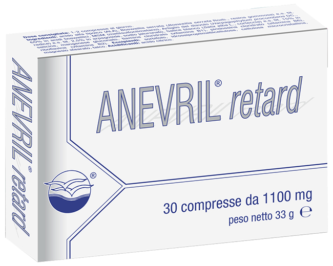 ANEVRIL RETARD 30 COMPRESSE - Farmacia Dott. Pasquale Russo