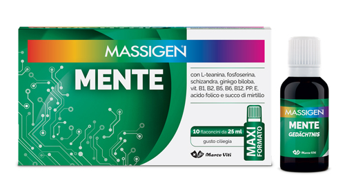 MASSIGEN MENTE 10 FLACONI DA 25 ML - Farmacia Dott. Pasquale Russo
