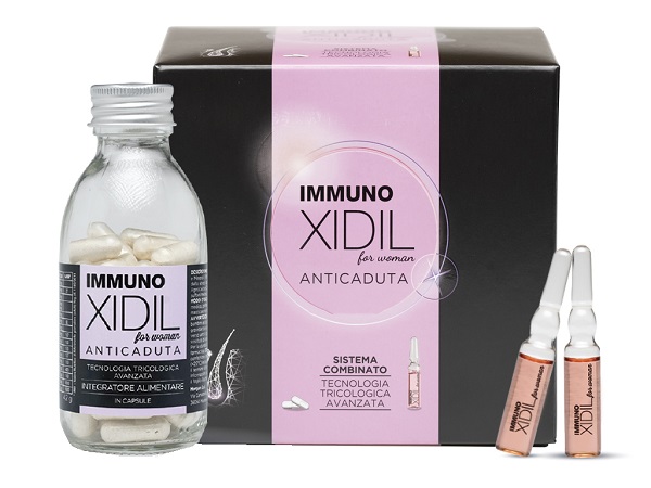 IMMUNOXIDIL DONNA KIT 60 CAPSULE + 15 FIALE - Farmacia Dott. Pasquale Russo
