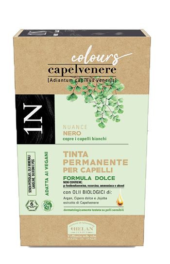 CAPELVENERE COLOURS TINTA CAPELLI 1N NERO - Farmacia Dott. Pasquale Russo
