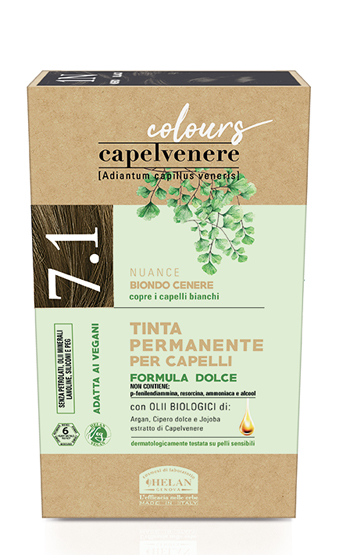 CAPELVENERE COLOURS TINTA CAPELLI 7,1N BIONDO CENERE - Farmacia Dott. Pasquale Russo