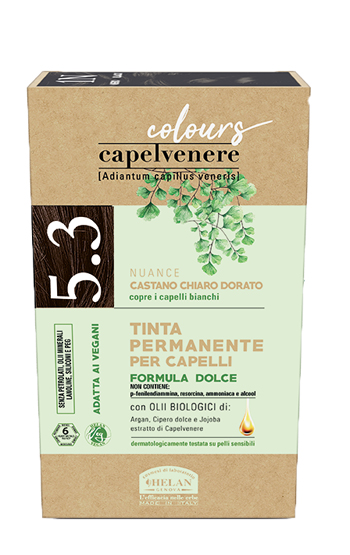 CAPELVENERE COLOURS TINTA CAPELLI 5,3N CASTANO CHIARO DORATO - Farmacia Dott. Pasquale Russo