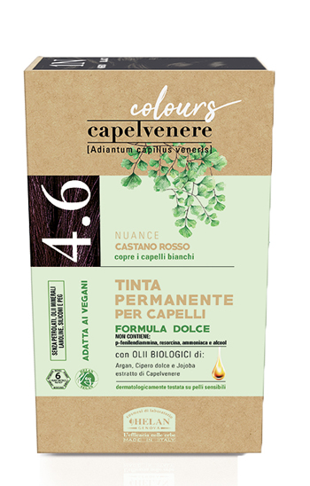 CAPELVENERE COLOURS TINTA CAPELLI 4,6N CASTANO ROSSO - Farmacia Dott. Pasquale Russo