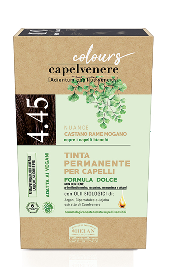 CAPELVENERE COLOURS TINTA CAPELLI 4,45N CASTANO RAME MOGANO - Farmacia Dott. Pasquale Russo