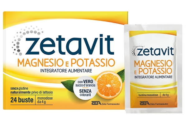 ZETAVIT MAGNESIO POTASSIO SENZA ZUCCHERO 24 BUSTINE DA 6 G - Farmacia Dott. Pasquale Russo