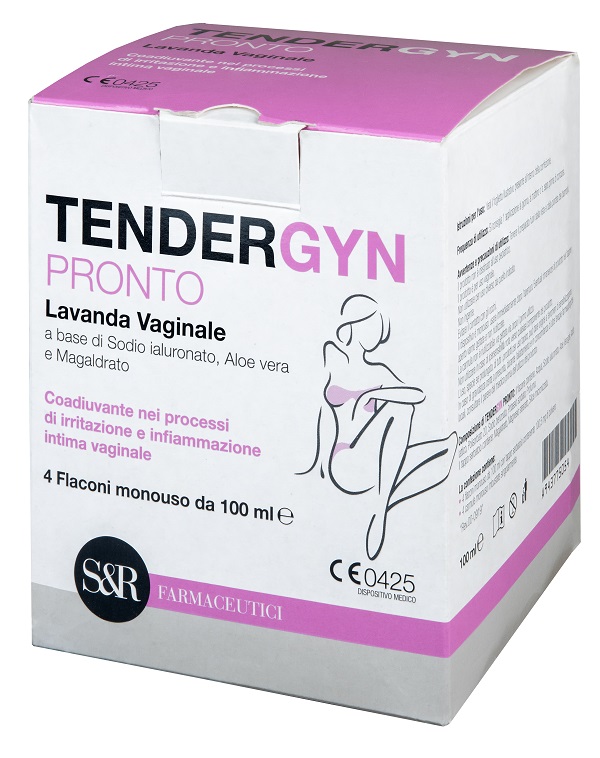 TENDERGYN PRONTO LAVANDA VAGINALE A BASE DI SODIO IALURONATO ALOE VERA E MAGARLDRATO 4X100 ML - Farmacia Dott. Pasquale Russo
