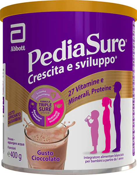 PEDIASURE CRESCITA&SVILUPPO CIOCCOLATO 850 G - Farmacia Dott. Pasquale Russo