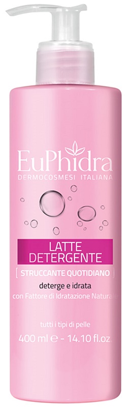EUPHIDRA LATTE DETERGENTE STRUCCANTE QUOTIDIANO 400 ML - Farmacia Dott. Pasquale Russo
