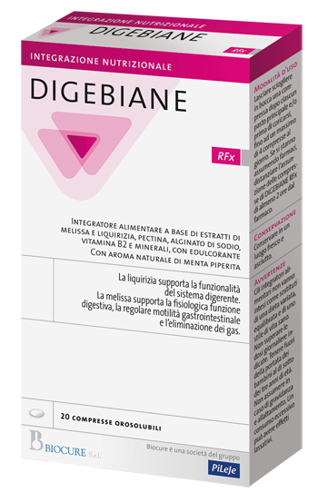DIGEBIANE RFX 20 COMPRESSE - Farmacia Dott. Pasquale Russo