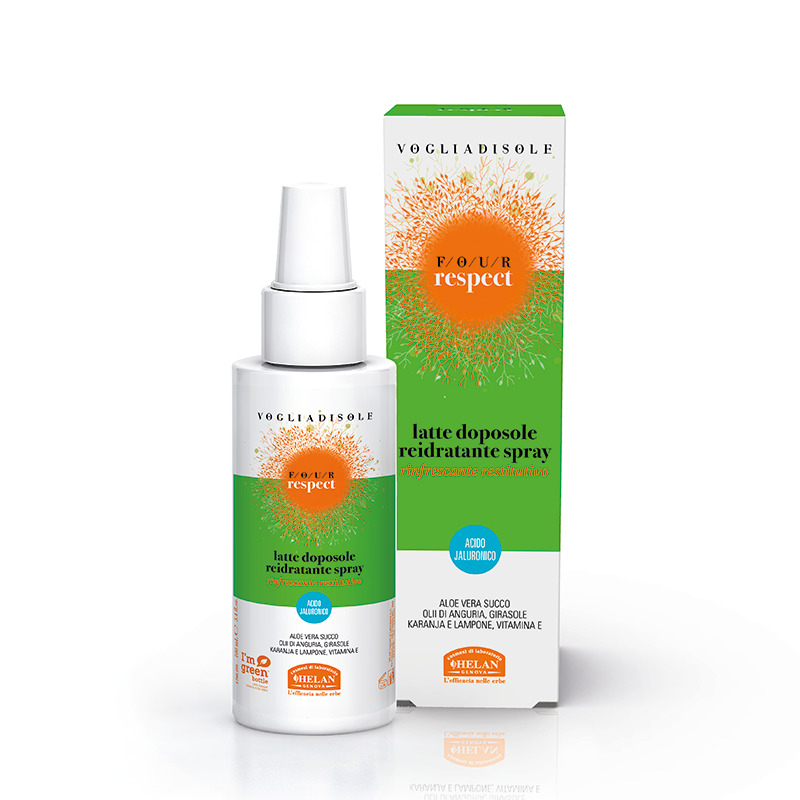 VOGLIADISOLE FOUR RESPECT DOPOSOLE LATTE SPRAY CORPO 100 ML - Farmacia Dott. Pasquale Russo