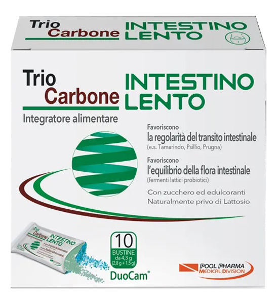 TRIOCARBONE INTESTINO LENTO 10 BUSTINE - Farmacia Dott. Pasquale Russo