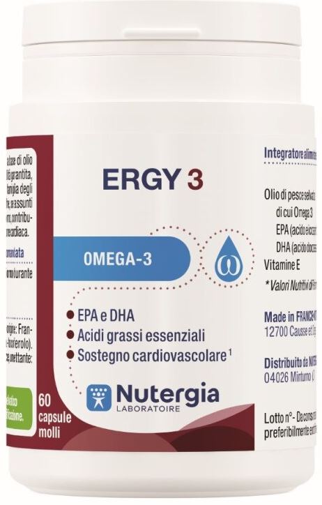 ERGY 3 60 CAPSULE - Farmacia Dott. Pasquale Russo