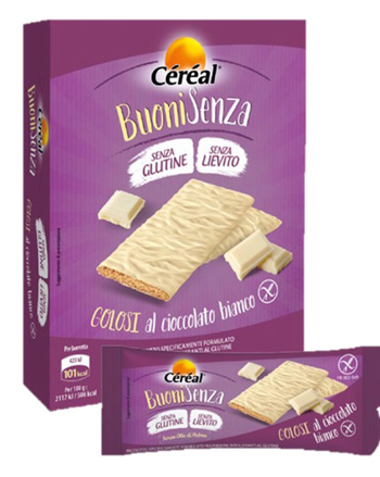 CEREAL BUONI SENZA GOLOSO CIOCCOLATO BIANCO 120 G - Farmacia Dott. Pasquale Russo