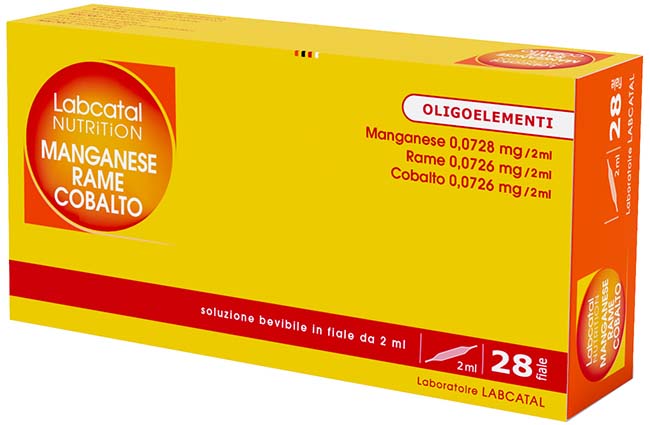 LABCATAL NUTRITION MANGANESE RAME E COBALTO 28 FIALE - Farmacia Dott. Pasquale Russo