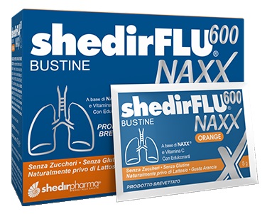 SHEDIRFLU 600 NAXX ARANCIA SENZA ZUCCHERI 20 BUSTINE - Farmacia Dott. Pasquale Russo