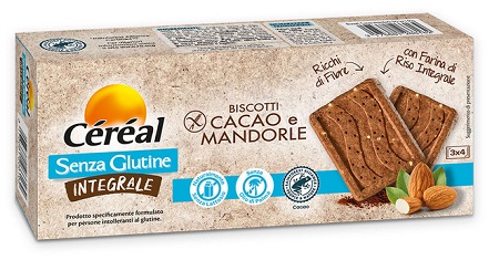 CEREAL SENZA GLUTINE INTEGRALE BISCOTTI CACAO E MANDORLE 150 G - Farmacia Dott. Pasquale Russo