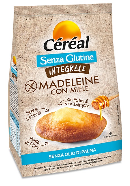 CEREAL SENZA GLUTINE INTEGRALE MADELEINE CON MIELE 170 G - Farmacia Dott. Pasquale Russo