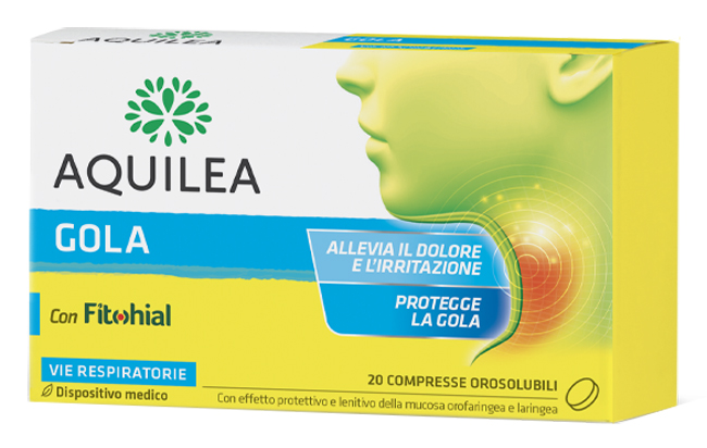 AQUILEA GOLA 20 COMPRESSE OROSOLUBILI - Farmacia Dott. Pasquale Russo