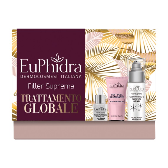 EUPHIDRA FILLER SUPREMA TRATTAMENTO GLOBALE 1 ACIDO JALURONICO + 1 FLUIDO ANTIRUGHE + 1 MINI MASCHERA - Farmacia Dott. Pasquale Russo