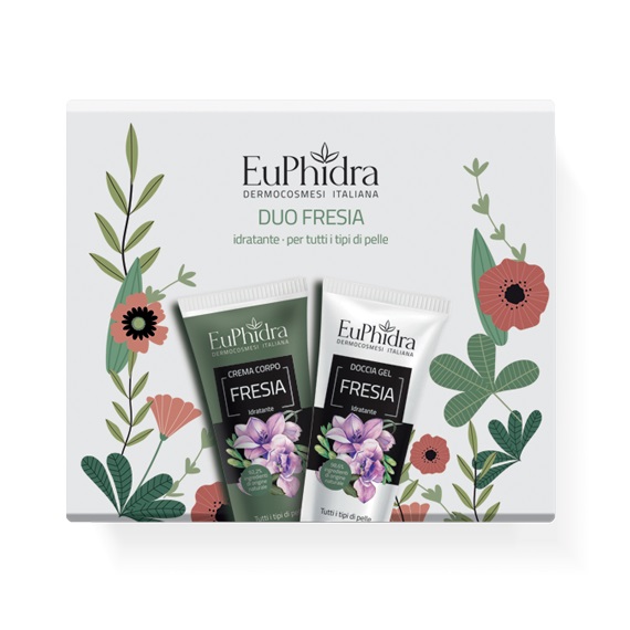 EUPHIDRA DUO DI FRESIA 1 CREMA CORPO FRESIA + 1 DOCCIA IAGEL FRESIA - Farmacia Dott. Pasquale Russo